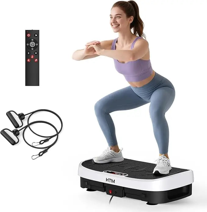 HTM Vibration Plate Fat Burning Fitness Platform For Home Gym