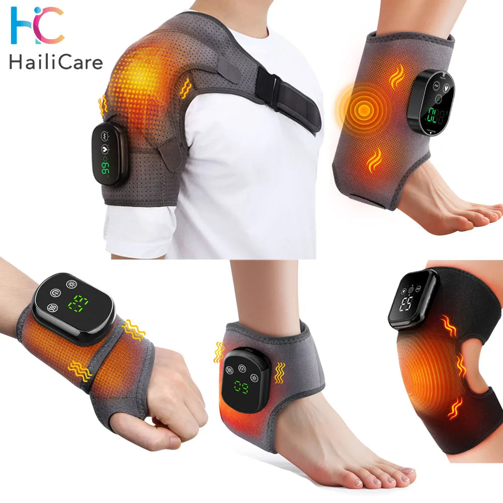Hailicare Multiuse Electric Massager With Heating Pad And Vibration