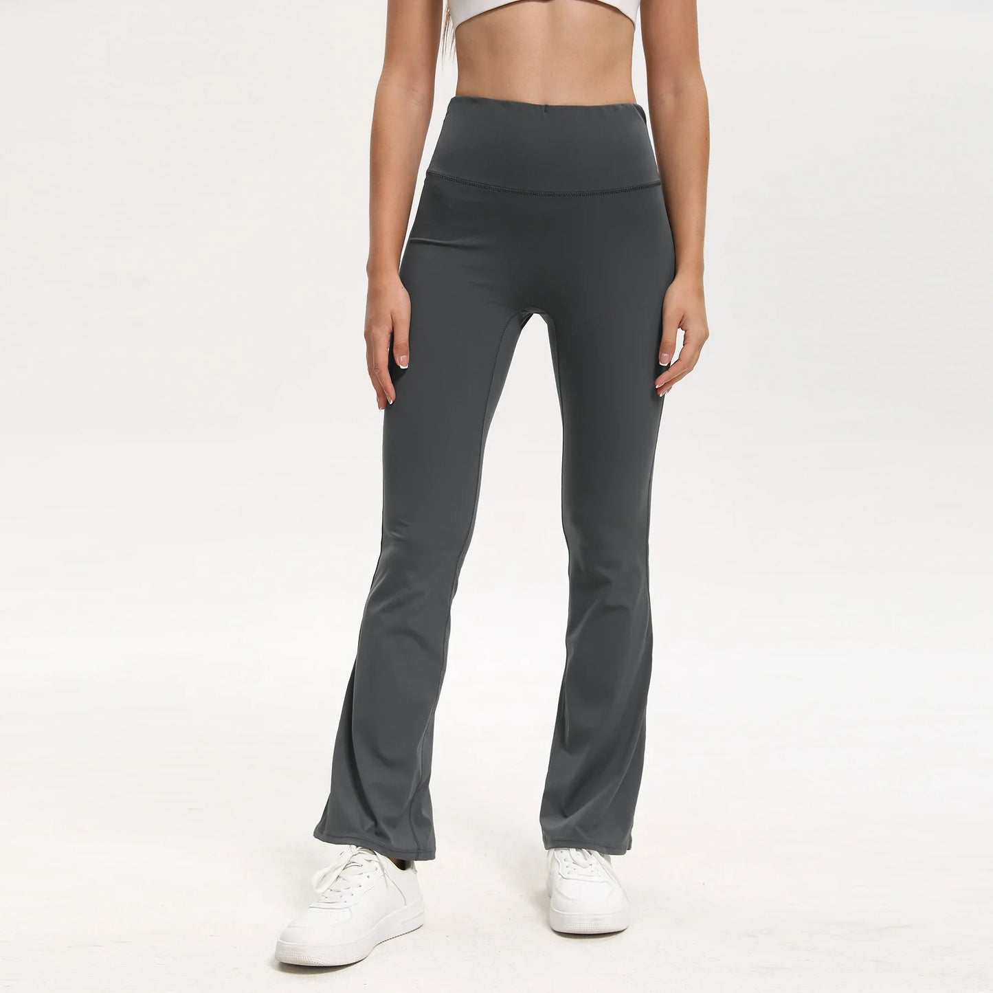 Women Bootcut Yoga Pants with Pockets High Waist Tummy Control Three Pack