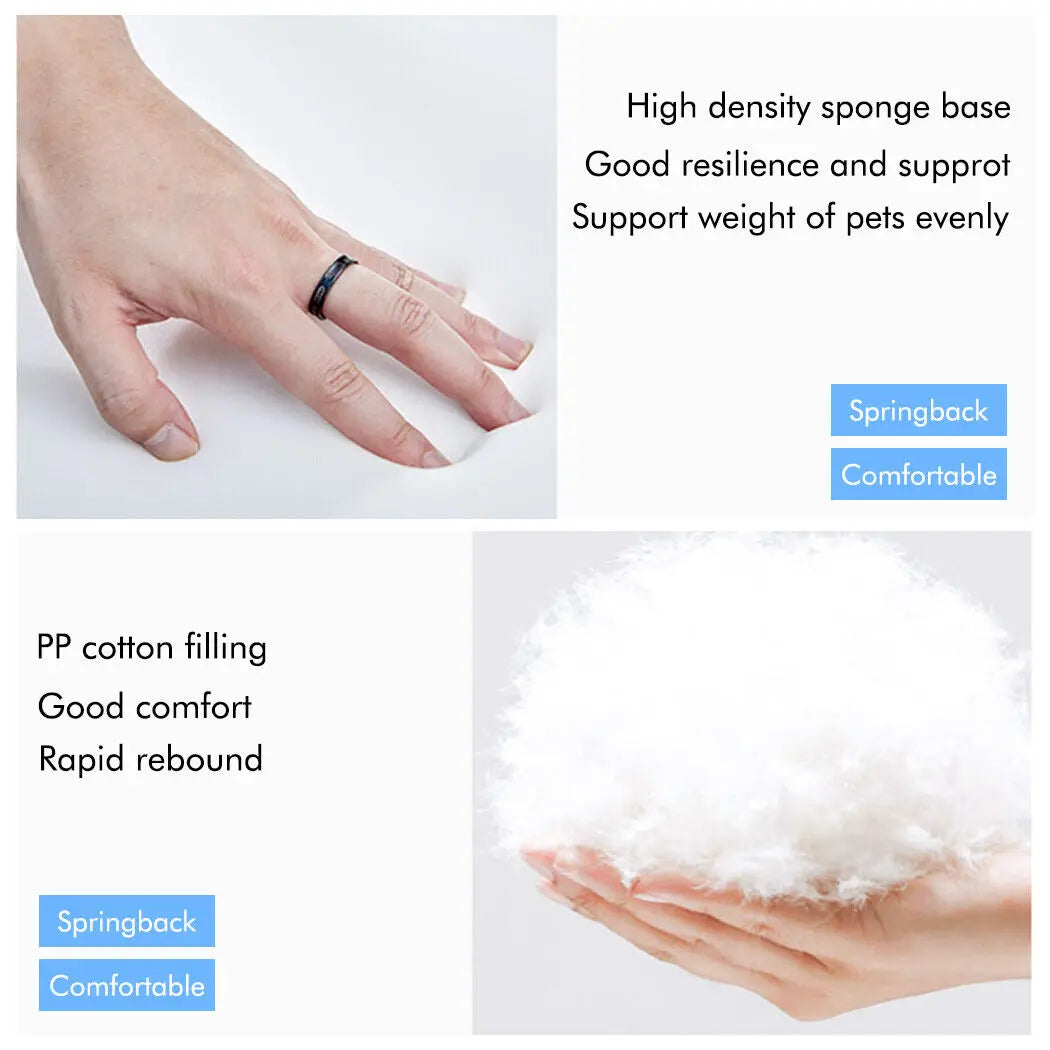 BINGOPAWCN Orthopedic Dog Bed With Removable Washable Cover And Foam