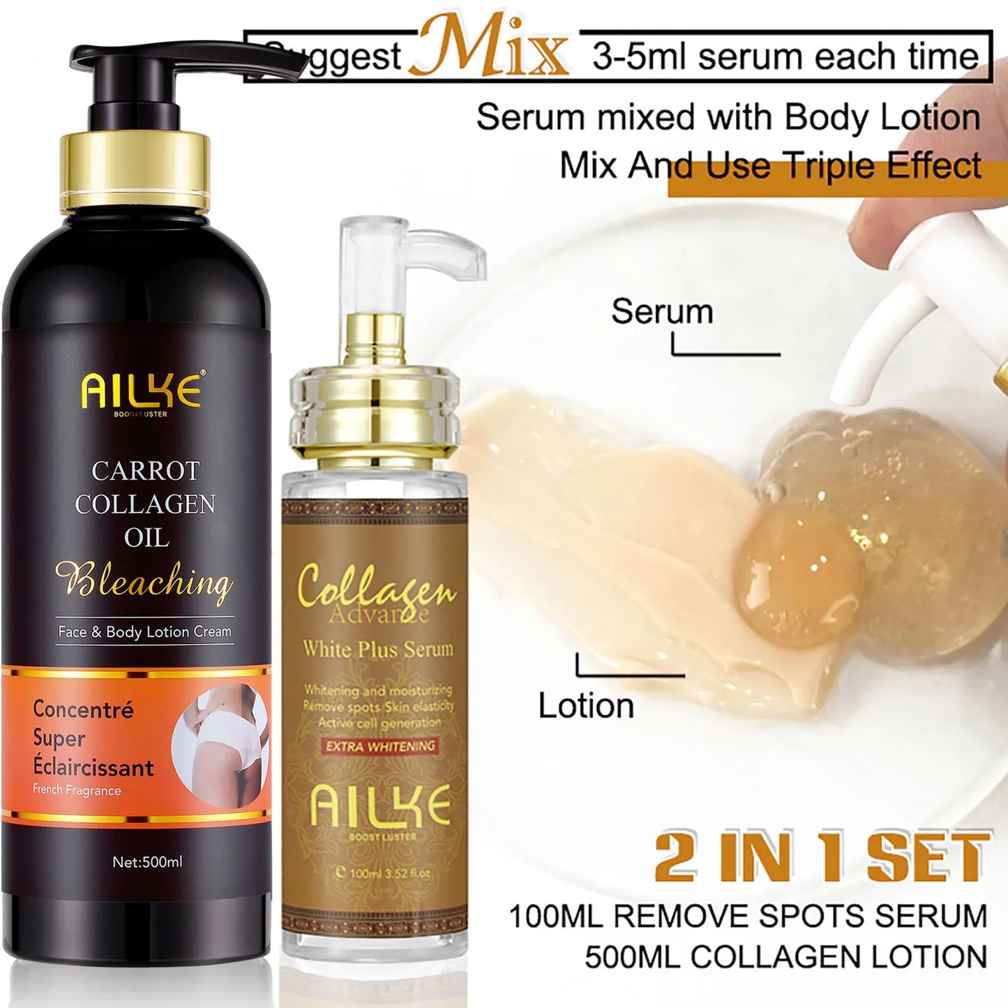 AILKE Collagen 5 In 1 Skin Care Kit For Face