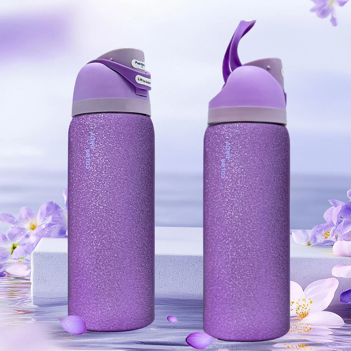 OwaIa Outdoor Double Layer Vacuum Insulated Water Bottle