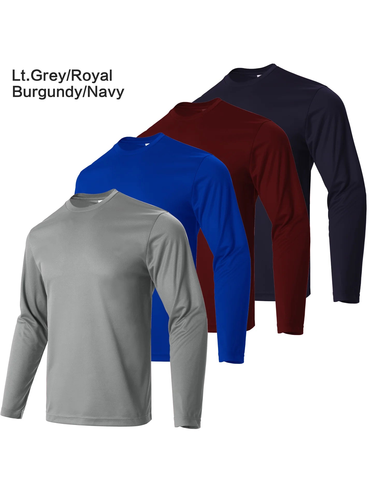 NONE Men Quick Dry Long Sleeve Sports Fitness T Shirt Running