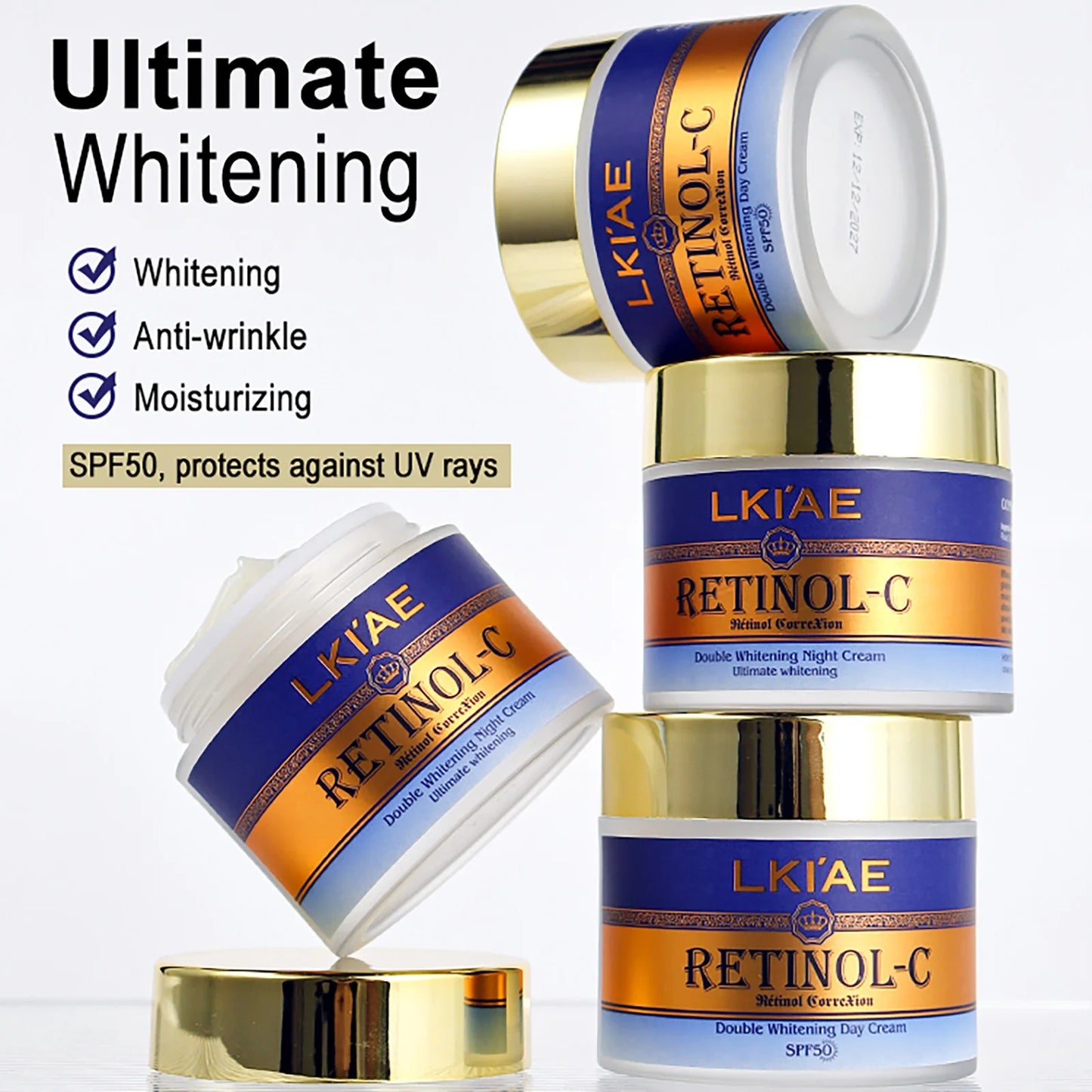 AILKE Retinol Whitening Skin Care Set With Collagen Snail Extract