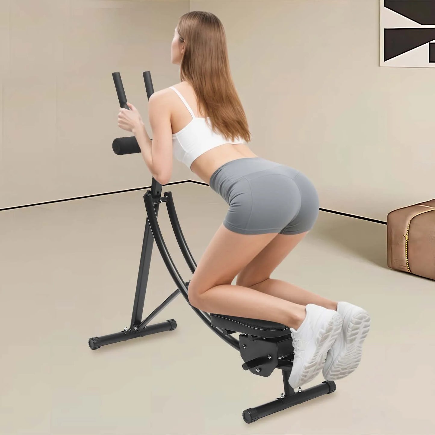 None Ab Twister Fitness Machine With Rotating Cushion Core Trainer