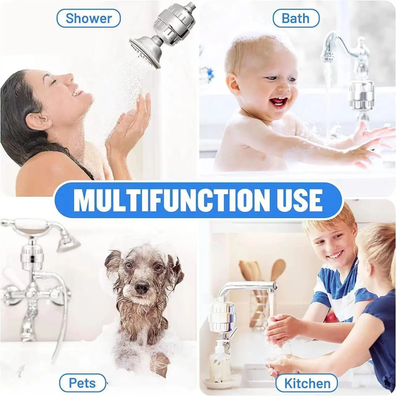 Universal Purification Cartridge For Shower Head And Bathroom Tap