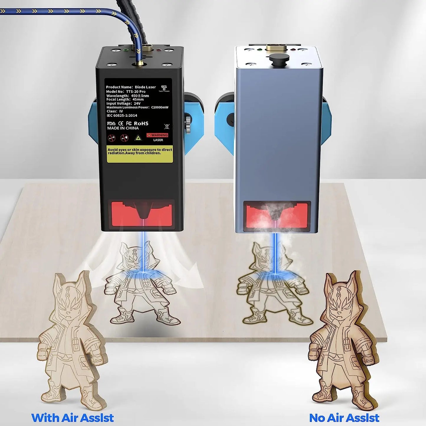 TWO TREES TTS-20 Pro 20W Metal Laser Engraving Machine