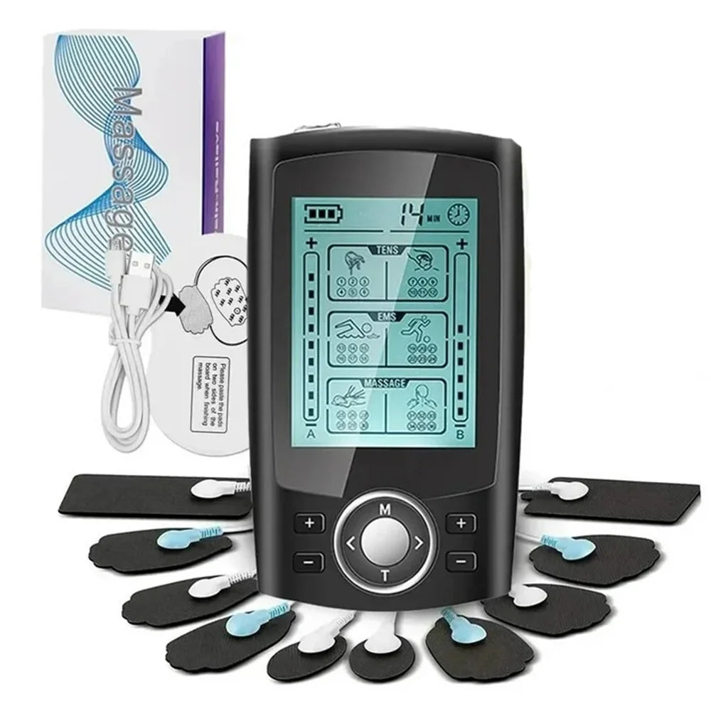 None Tens Massager EMS Electric Muscle Stimulator 36 Modes