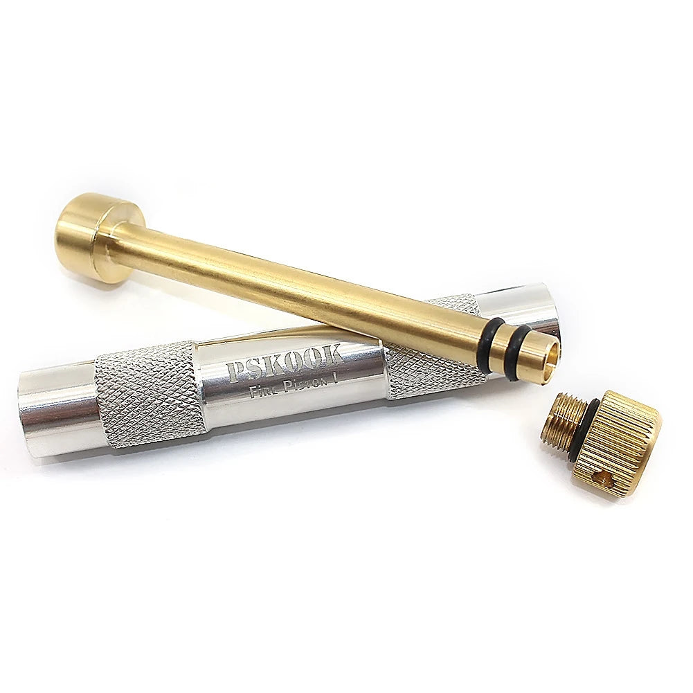 MOJOYCE Brass Ignited Piston Firearm Fire Tube Survival Tool