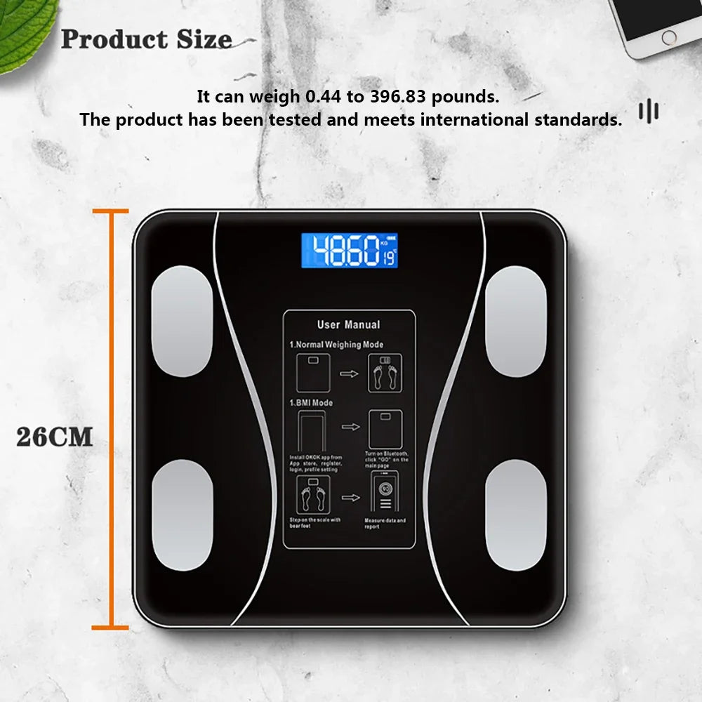 AEHOME Body Fat Scale Smart Wireless Bluetooth Scale With App