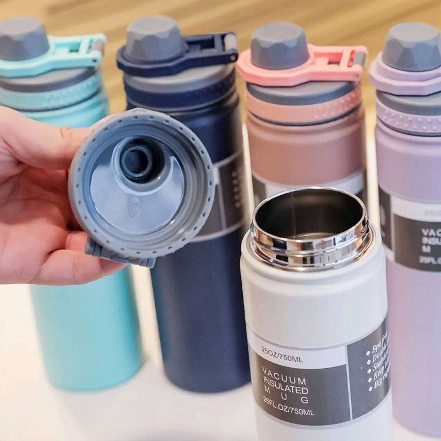 Unbranded Stainless Steel Outdoor Thermos Bottle For Travel