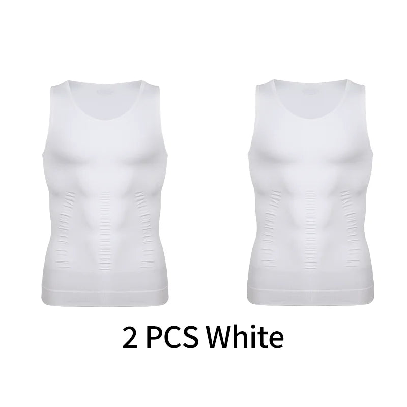 LALAMELON Men Compression Vest Shapewear Body Shaper Tank Top