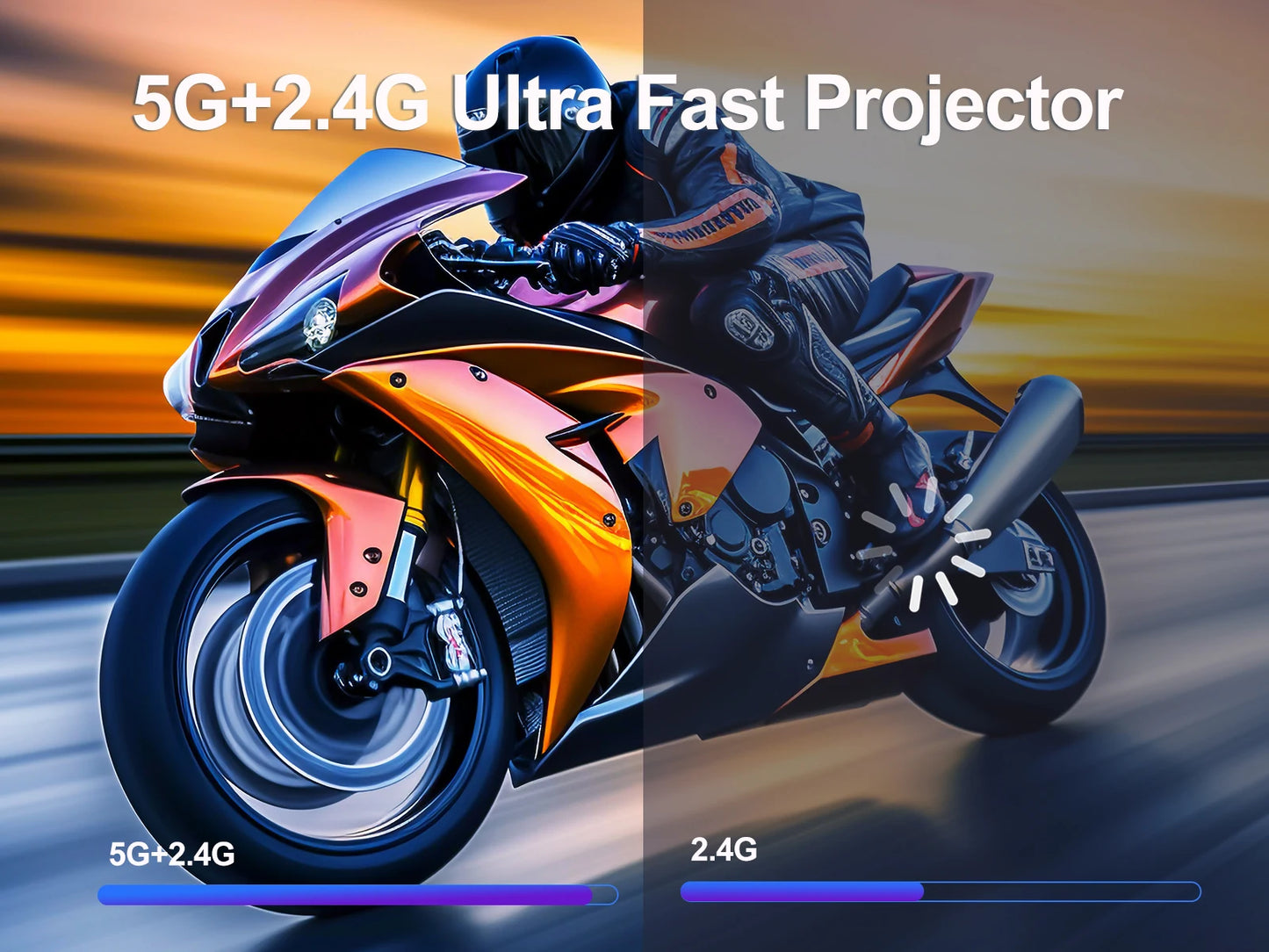 Magcubic HY300 Pro Projector Home Theater Wireless Screen Mirroring