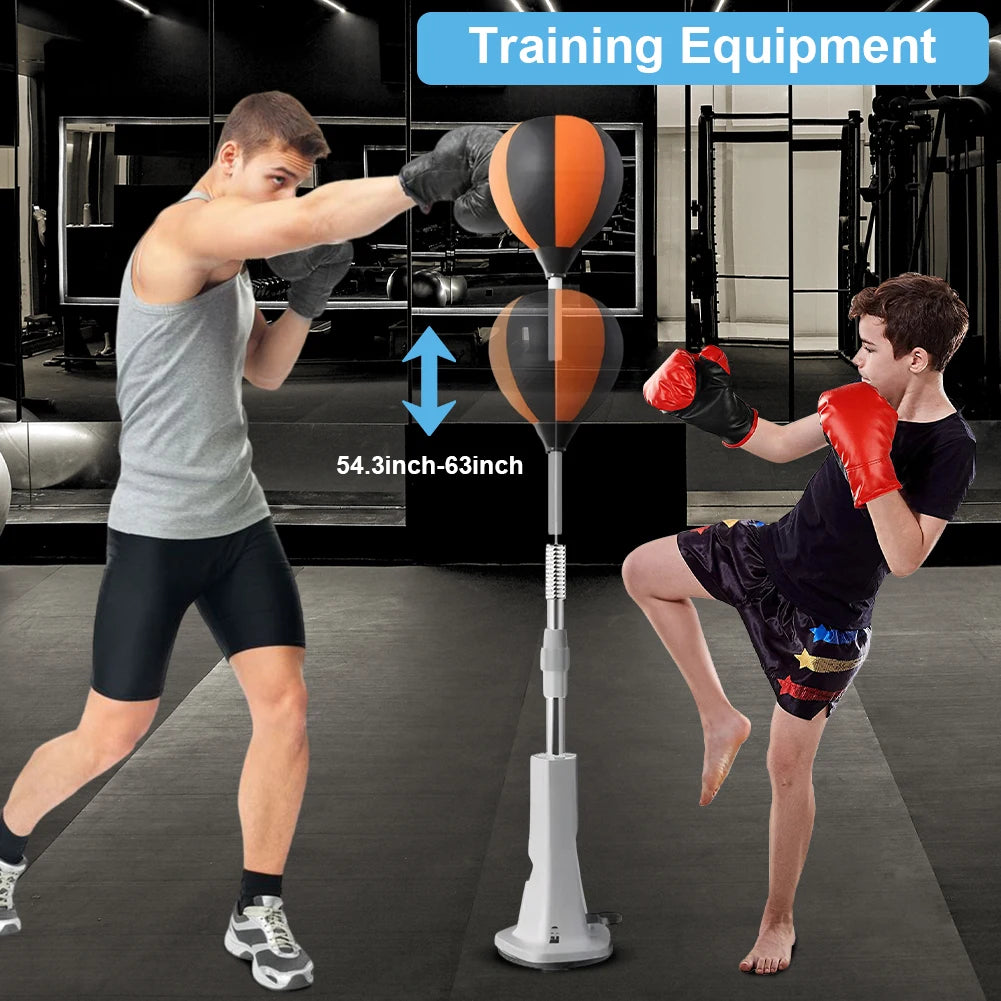 Punching Bag With Stand Boxing Set For Training And Fitness
