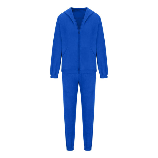 NONECN Two Piece Womens Sporty Casual Sweater Set Hooded Pullover