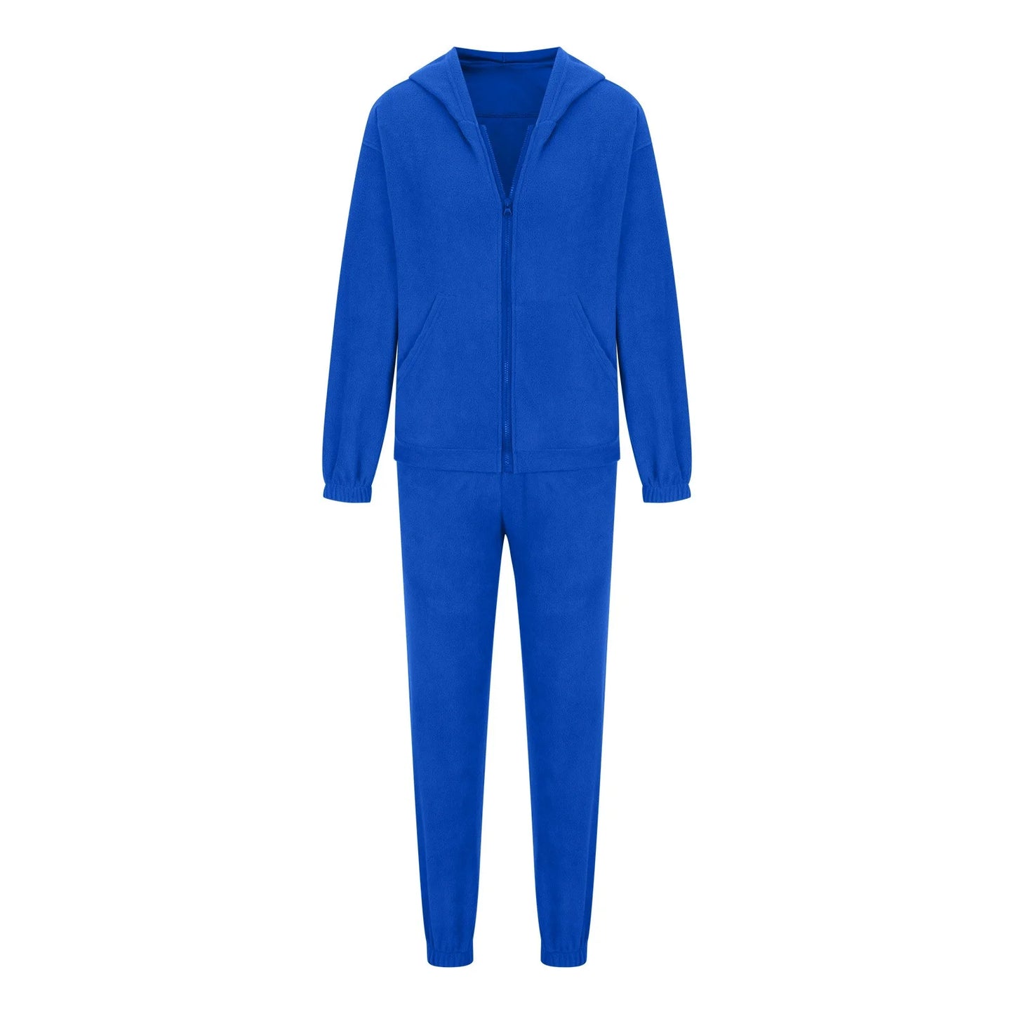 NONECN Women's Hooded Pullover Two-Piece Sweater Set