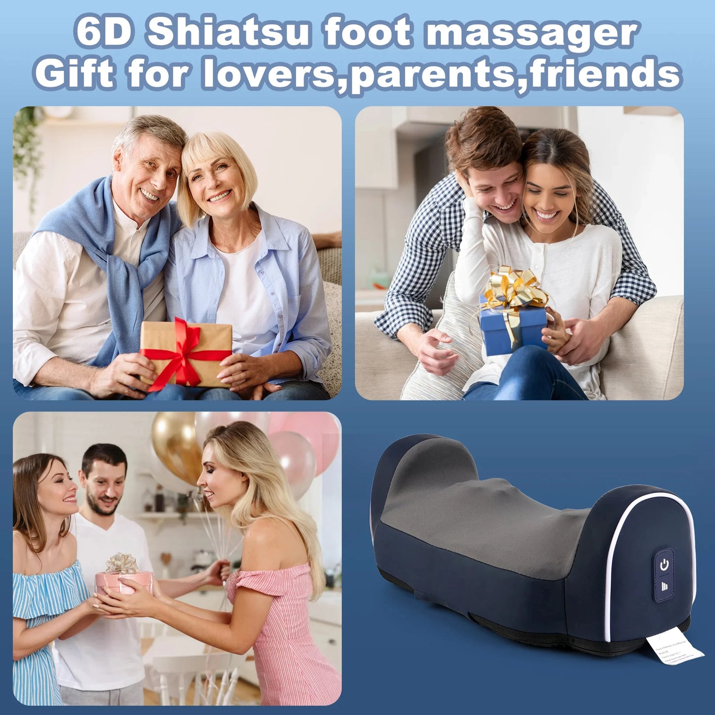 None Brand Foot Massager With Heat For Plantar Fasciitis Calf