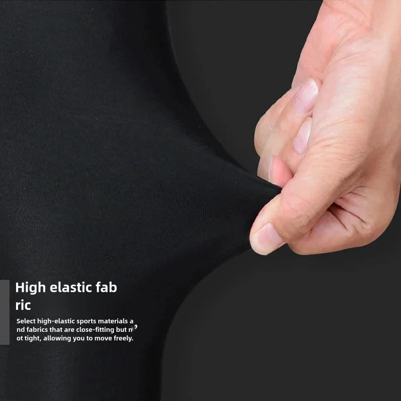 NONECN Men Compression Pants for Running Quick Dry Fit Joggers