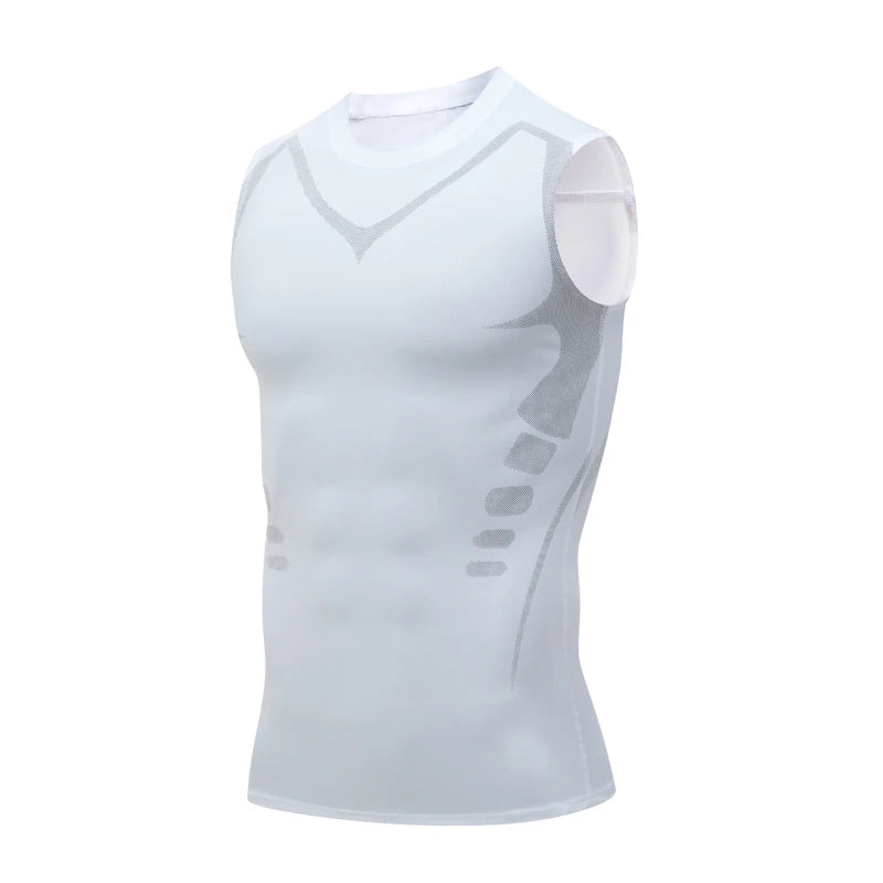 Men's Compression Tank Top Gym Shirt Sleeveless Quick Dry Printing