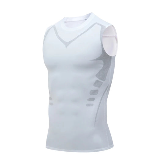 Men's Compression Tank Top Gym Shirt Sleeveless Quick Dry Printing