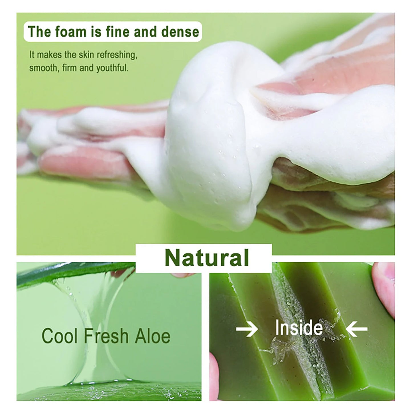 AILKE Aloe Vera Whitening Soap For Clear Radiant Skin