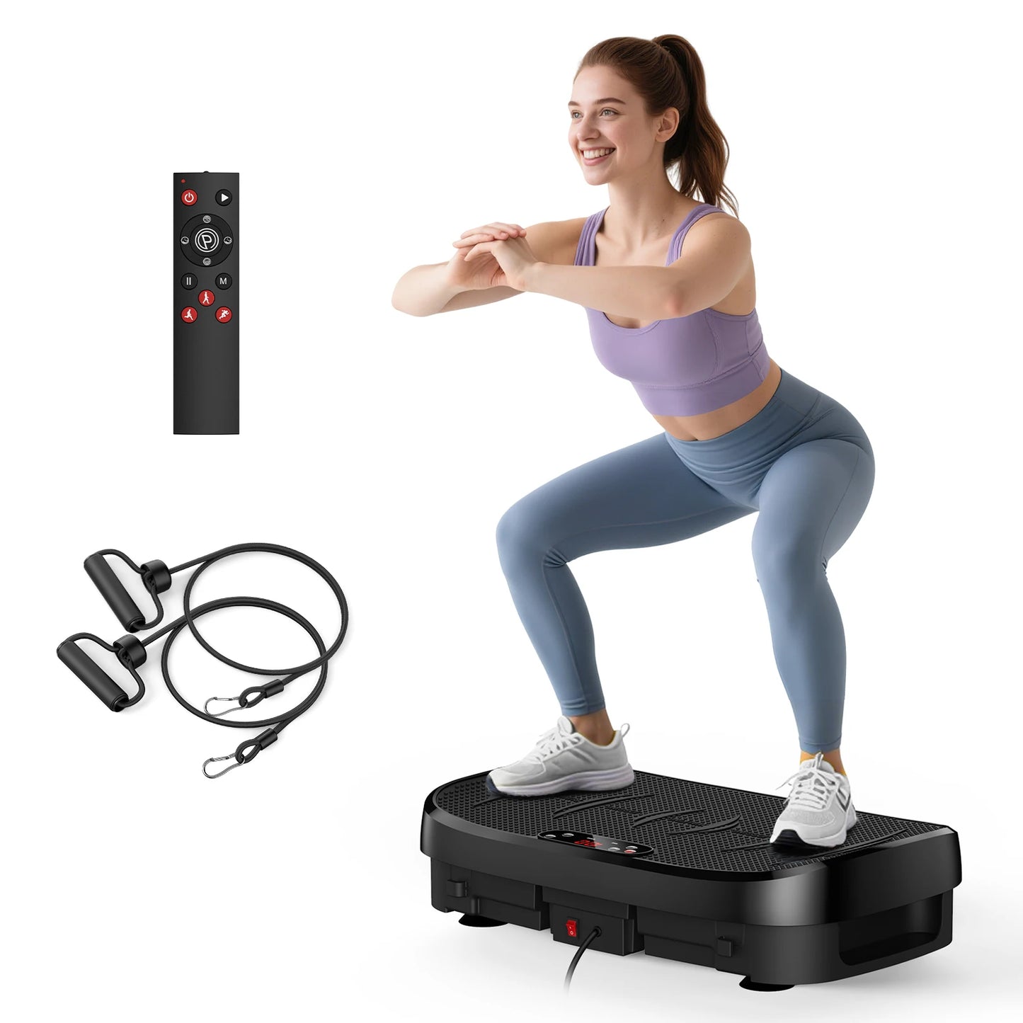 HTM Vibration Plate Fat Burning Fitness Platform For Home Gym