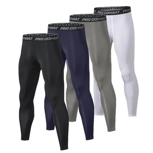 NONECN Men Compression Pants for Running Quick Dry Fit Joggers