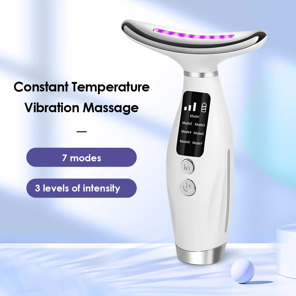 Neck and Face Lifting Massager LED Photon Therapy 106D09