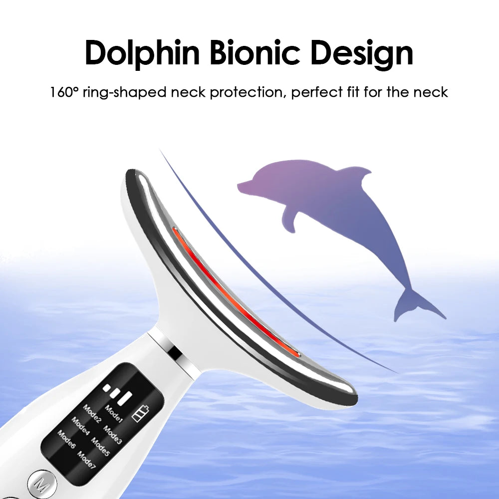 Neck and Face Lifting Massager LED Photon Therapy 106D09