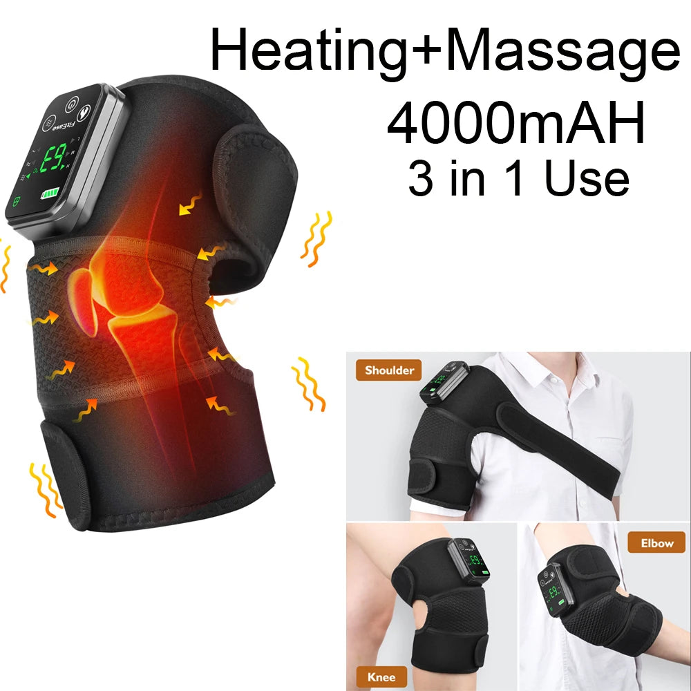 Hailicare Multiuse Electric Massager With Heating Pad And Vibration