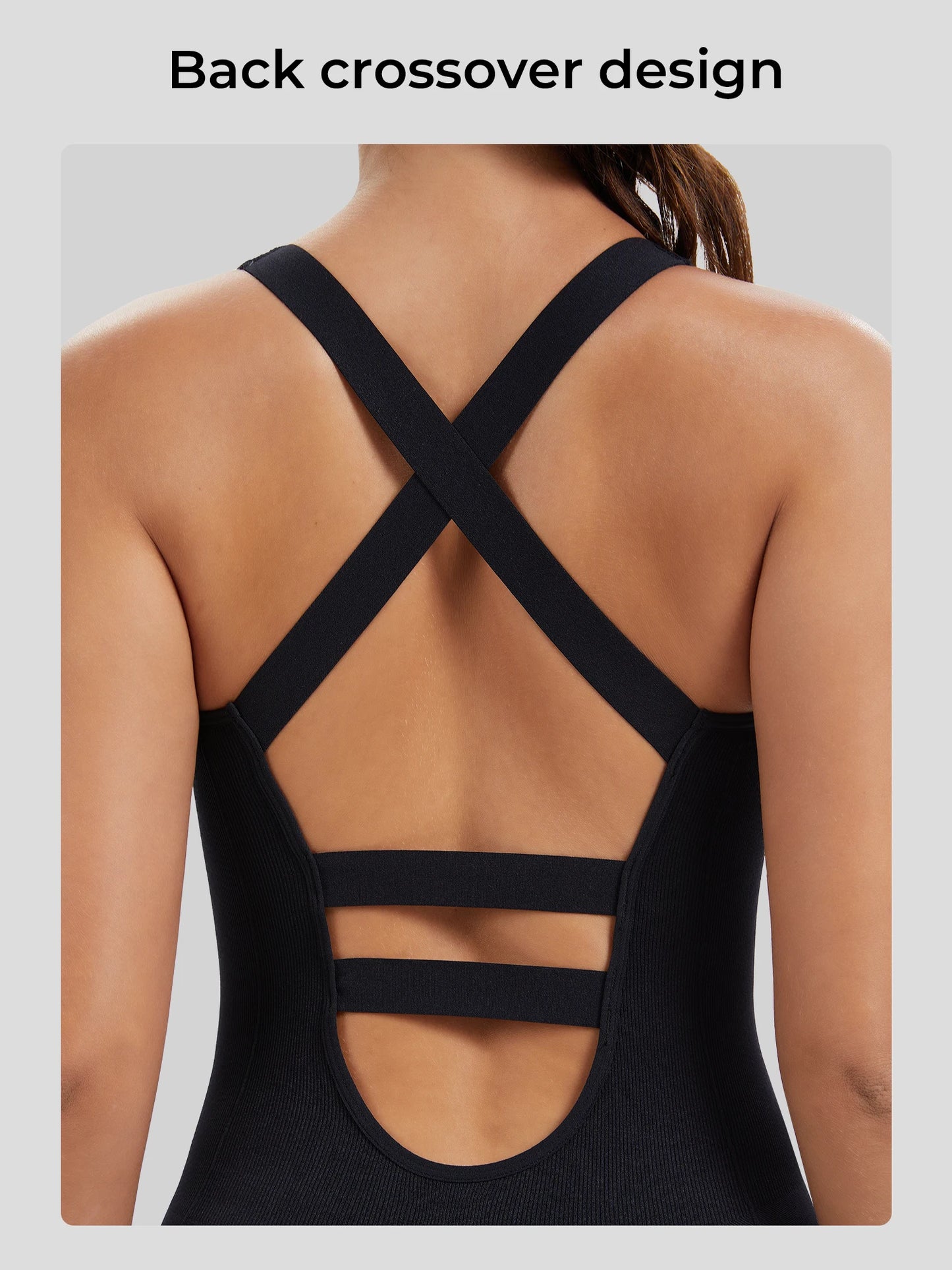 NONECN Knit Booty Lifting Bodysuit For Yoga And Running