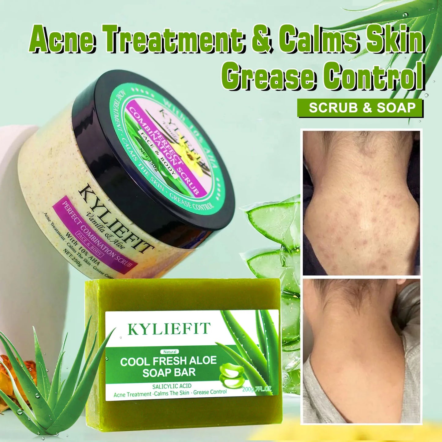 AILKE Aloe Vera Whitening Soap For Clear Radiant Skin