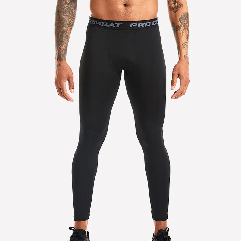 NONECN Men Compression Pants for Running Quick Dry Fit Joggers