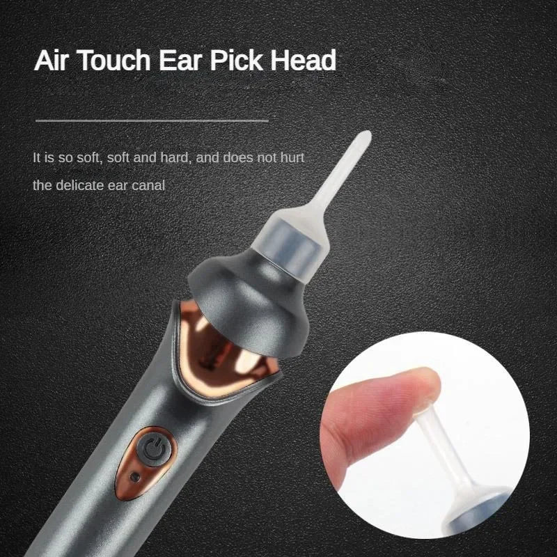 None Electric Luminous Earpick Vacuum Ear Wax Remover For All