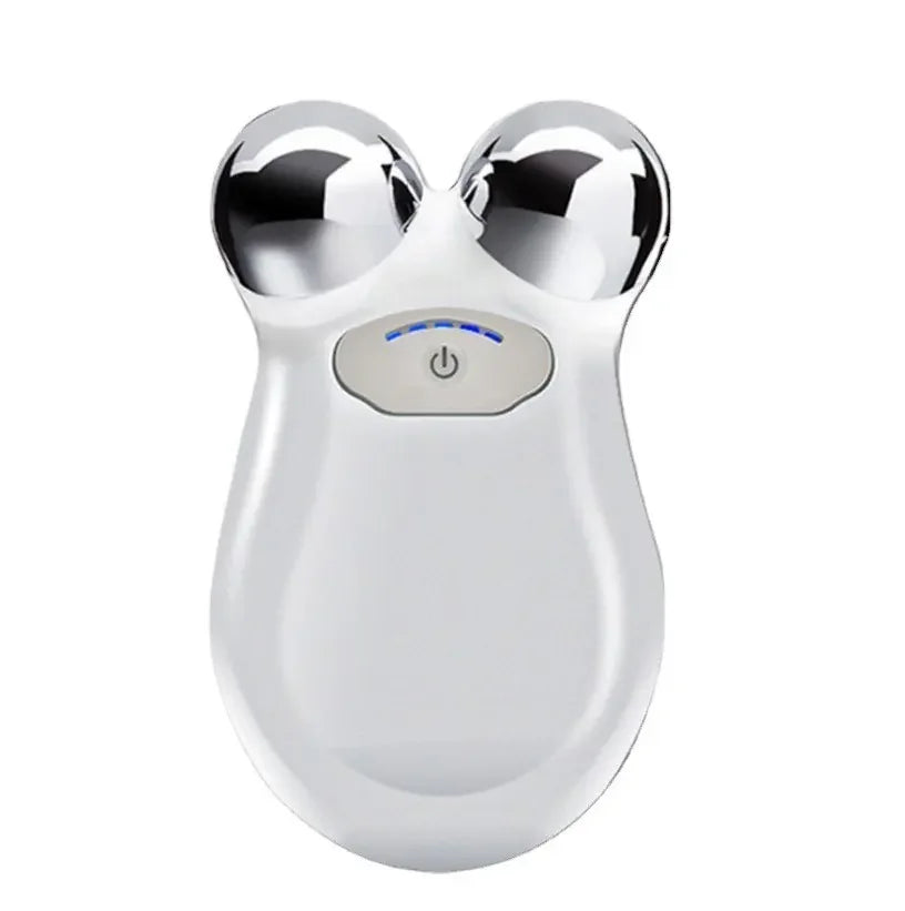 None Microcurrent Facial Massager Roller EMS Face Lift Skin Tightening