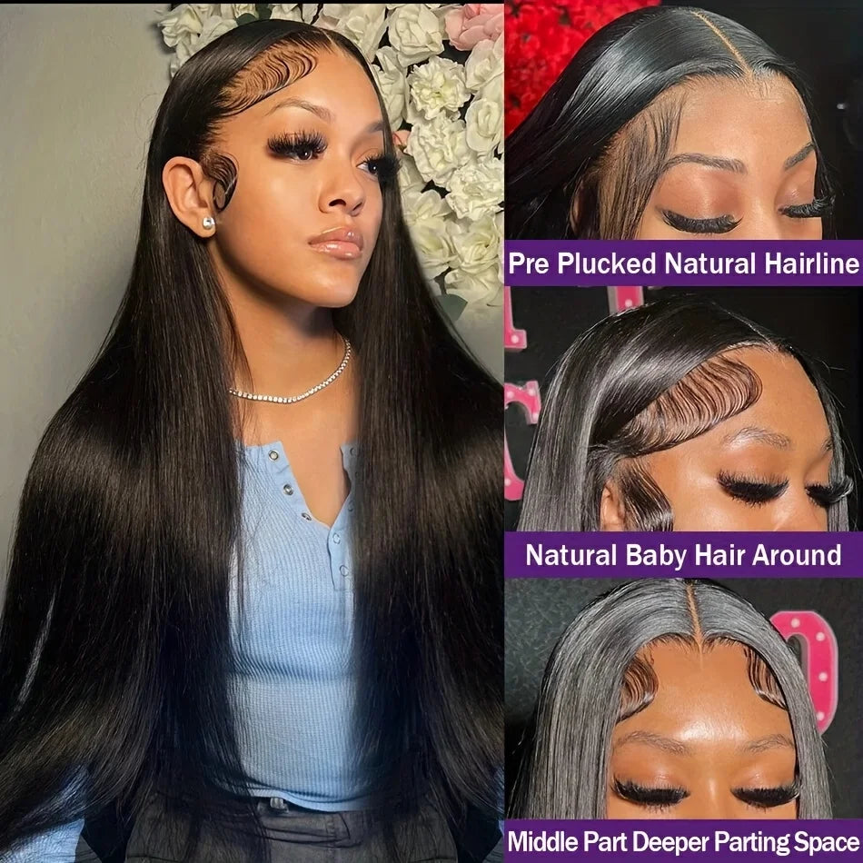 Havren HD Lace Front Wig Remy Human Hair Straight Premium